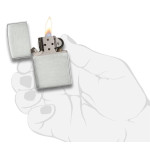 Зажигалка Zippo (Зиппо) Armor® Brushed Sterling Silver 27