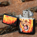 Зажигалка Zippo (Зиппо) MAZZI-FLAME LION 28003