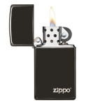 Зажигалка Zippo (Зиппо) 28123 SLIM EBONY W/ZIPPO 28123ZL