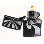 Зажигалка Zippo (Зиппо) SPIRAL BLK WHITE 28297