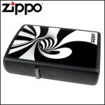 Зажигалка Zippo (Зиппо) SPIRAL BLK WHITE 28297