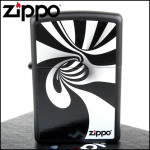 Зажигалка Zippo (Зиппо) SPIRAL BLK WHITE 28297