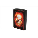 Зажигалка Zippo (Зиппо) BURNING SKULL 28307