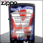 Зажигалка Zippo (Зиппо) Military Wifes Prayer 28315