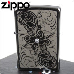 Зажигалка Zippo (Зиппо) GUNSTOCK FILIFGEE EBONY 28324