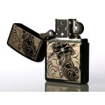 Зажигалка Zippo (Зиппо) GUNSTOCK FILIFGEE EBONY 28324