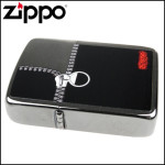 Зажигалка Zippo (Зиппо) ZIPPED BLACK ICE 28326