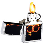 Зажигалка Zippo (Зиппо) MAN WOMAN FIRE 28446