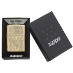 Зажигалка Zippo (Зиппо) Ornament High Polish Brass 28450