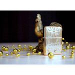 Зажигалка Zippo (Зиппо) Ornament High Polish Brass 28450