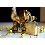 Зажигалка Zippo (Зиппо) Ornament High Polish Brass 28450
