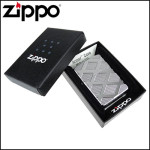 Зажигалка Zippo (Зиппо) Armor™ Carved Chrome Diamond 28637