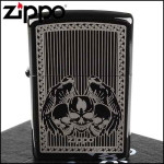 Зажигалка Zippo (Зиппо) Iced Skulls 28678