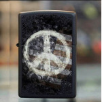 Зажигалка Zippo (Зиппо) Peace On Flag 28864