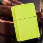 Зажигалка Zippo (Зиппо) Neon Yellow Lighter 28887