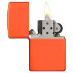 Зажигалка Zippo (Зиппо) Neon Orange Lighter LOGO 28888ZL
