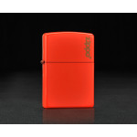 Зажигалка Zippo (Зиппо) Neon Orange Lighter LOGO 28888ZL