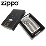 Зажигалка Zippo (Зиппо) U.S.Flag Armor Antq Silver 28974