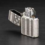 Зажигалка Zippo (Зиппо) U.S.Flag Armor Antq Silver 28974
