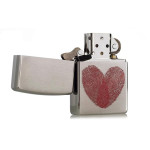 Зажигалка Zippo (Зиппо) Heart Thumbprints 29068