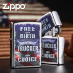 Зажигалка Zippo (Зиппо) Free By Birth 29078