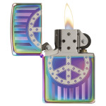 Зажигалка Zippo (Зиппо) Rivet Peace Sign 29435