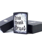 Зажигалка Zippo (Зиппо) Drink Drank Drunk 29618