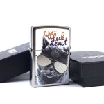 Зажигалка Zippo (Зиппо) Cat With Glasses 29619