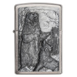 Зажигалка Zippo (Зиппо) Bear vs Wolf 29636