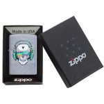 Зажигалка Zippo (Зиппо) 207 Skull Headphone Design 29855