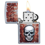 Зажигалка Zippo (Зиппо) Rusted Skull 29870