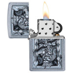 Зажигалка Zippo (Зиппо) Steampunk King Spade 29877