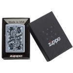 Зажигалка Zippo (Зиппо) Steampunk King Spade 29877