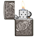 Зажигалка Zippo (Зиппо) Filigree Flame and Wing 29881