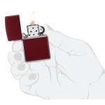 Зажигалка Zippo (Зиппо) Reg Merlot Matte 46021