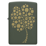 Зажигалка Zippo (Зиппо) Four Leaf Clover Design 48501