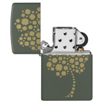 Зажигалка Zippo (Зиппо) Four Leaf Clover Design 48501