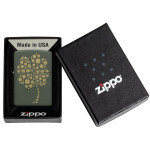 Зажигалка Zippo (Зиппо) Four Leaf Clover Design 48501