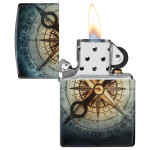 Запальничка Zippo (Зіппо) Compass Ghost Design 48562