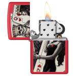Зажигалка Zippo (Зиппо) Skull King Queen Beauty 48624