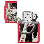 Зажигалка Zippo (Зиппо) Skull King Queen Beauty 48624