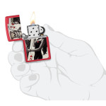 Зажигалка Zippo (Зиппо) Skull King Queen Beauty 48624