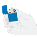 Зажигалка Zippo (Зиппо) Sky Blue Zippo Logo 48628 ZL