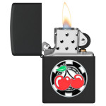Зажигалка  Zippo (Зиппо) Poker Chip with Cherries 48905