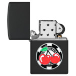 Зажигалка  Zippo (Зиппо) Poker Chip with Cherries 48905