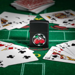 Зажигалка  Zippo (Зиппо) Poker Chip with Cherries 48905