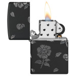 Зажигалка Zippo (Зиппо) Flower Skulls Design 48931