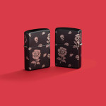 Зажигалка Zippo (Зиппо) Flower Skulls Design 48931