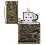 Зажигалка Zippo (Зиппо) Ouija Board Design Armor 49001