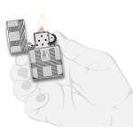 Зажигалка  Zippo (Зиппо) Geometric Weave Design Armor 49079